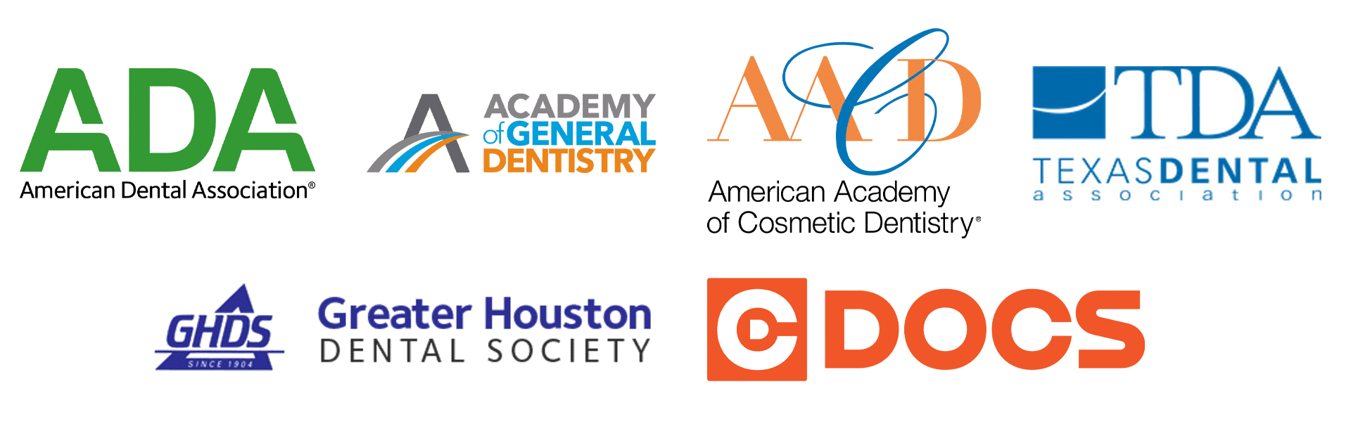 Memberships and Affiliations for Dr. Robert Gatewood, Houston Dentist